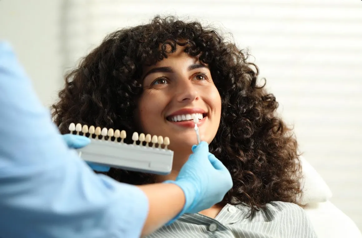 porcelain veneers fix gaps chips stains